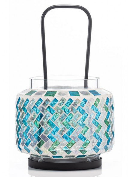 The Grange Collection Mosaic & Metal Effect Vase - 640131