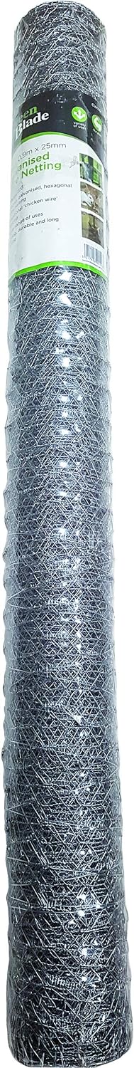 Green Blade Galvanised Mesh Wire Netting 4m x 0.9m x 13mm - 39843