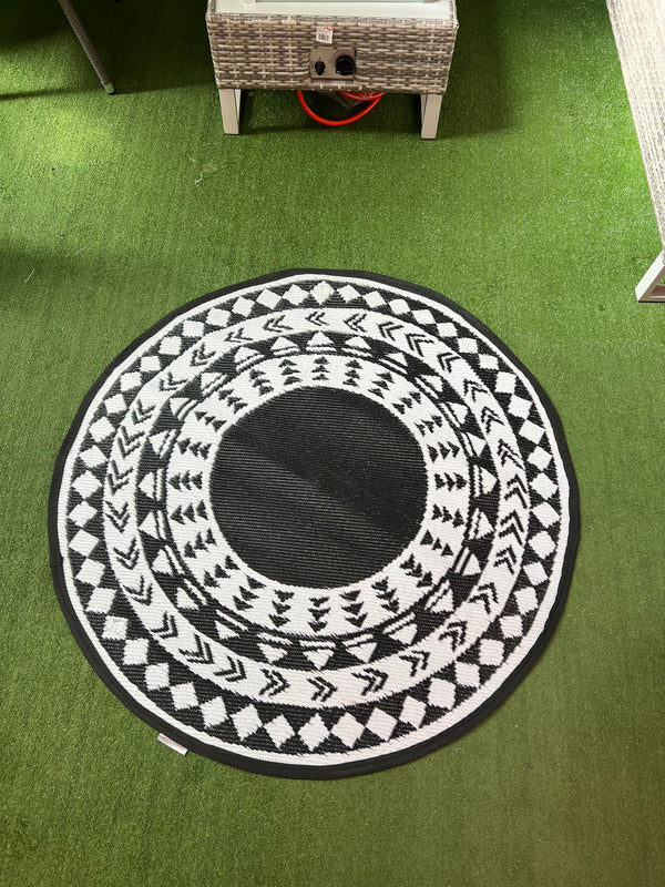 Green Decore Eclipse Outdoor Round Rug - 390667