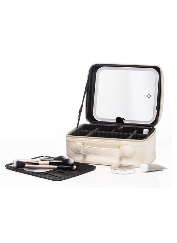 The Grange Collection Hollywood Make-Up Travel Case with LED Mirror - 642517