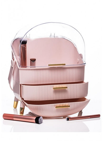 The Grange Collection Dustproof Cosmetic Box in Pink - 644269