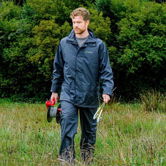 Portwest Agrishield Waterproof All Weather Jacket Navy