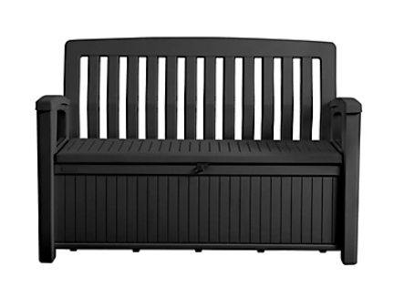 Keter Hudson Classic Storage Bench in Anthracite - 391082