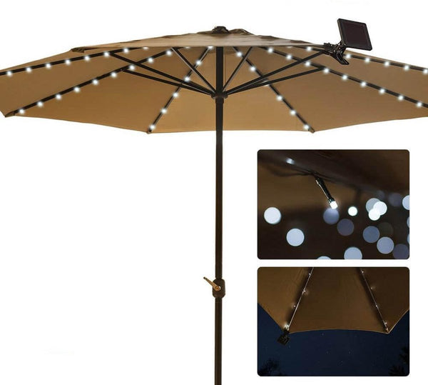 Kingavon 72pc LED Solar Parasol Lights - 391323