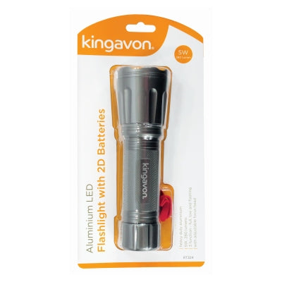 Kingavon Aluminium 2D Battery Flashlight - 5713603