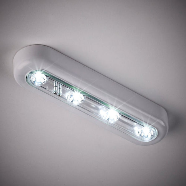 Kingavon Twin Pack 4 LED Touch Operated Cupboard Lights - 6201352