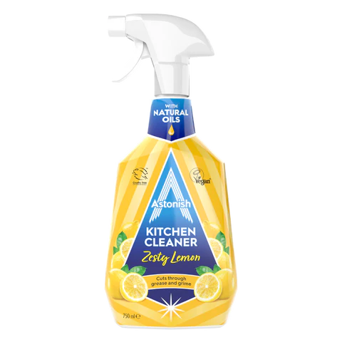 ASTONISH 750ML LEMON KITCHEN CLEANER - 768060