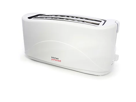 Kitchen Perfected 4 Slot Toaster White/Black - 61225