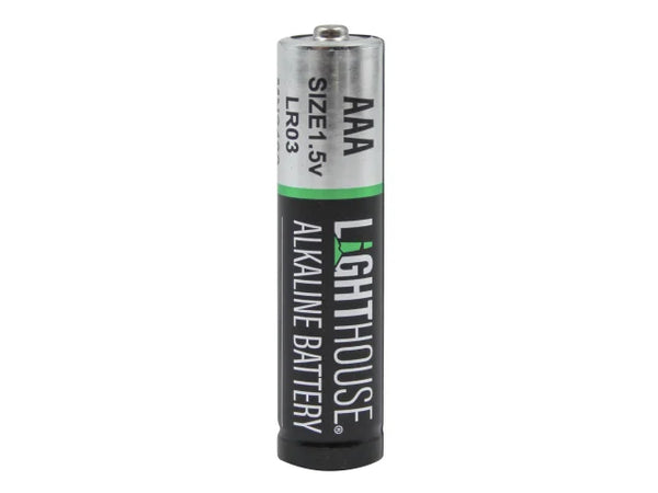 Lighthouse AAA Alkaline Batteries (Pack 24) - 6201349