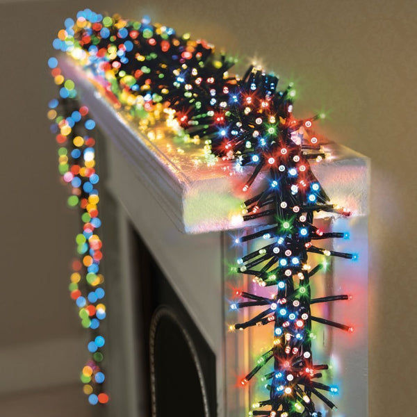 Premier 720 Multi Action LED Cluster Christmas Lights Multi Colour - 662175