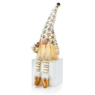 Light Up Gold Sparkle Dangle Leg Gonk - 66173