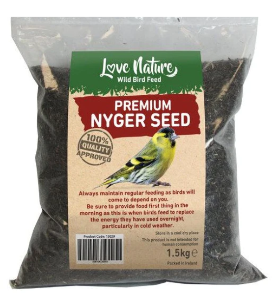 Love Nature Nyjer Bird Seed 1.5KG - 37303