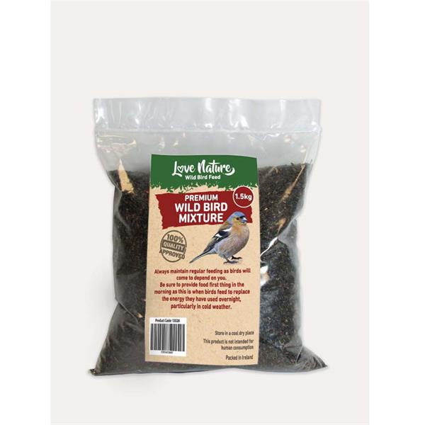 Love Nature Premium Wild Bird Mixture 1.5KG - 37309