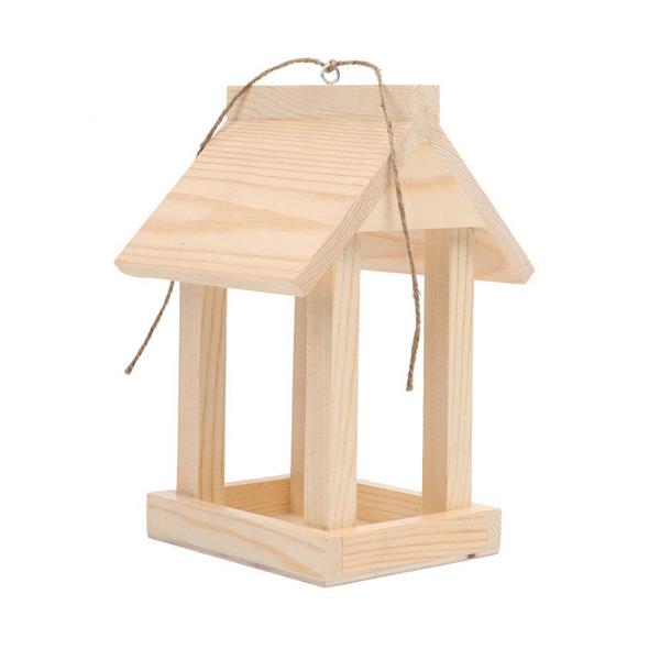 Love Nature Wooden Bird Seed Feeder - 370212