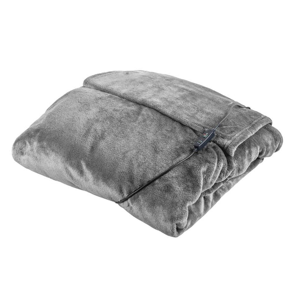 Luxury Grey Heated Throw - 6201416