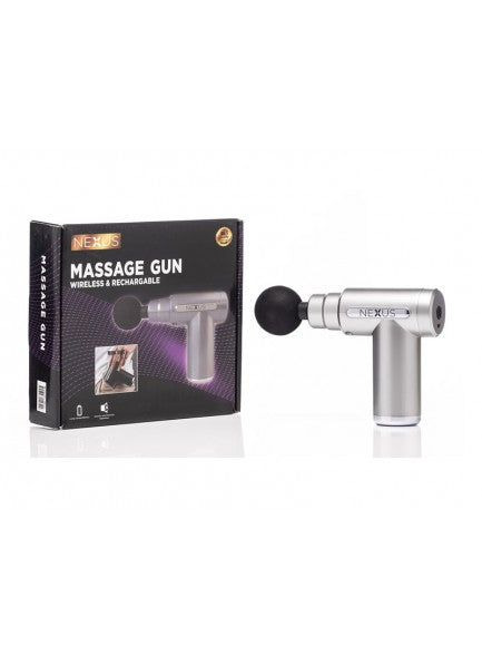 NEXUS MASSAGE GUN GREY/SILVER - 617026