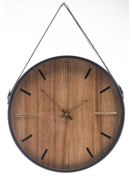 The Grange Collection Wooden Effect Clock - 64090
