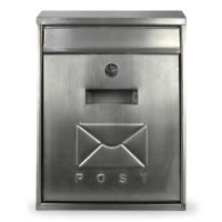 Manor Stainless Steel Contemporary Post Box - 643142