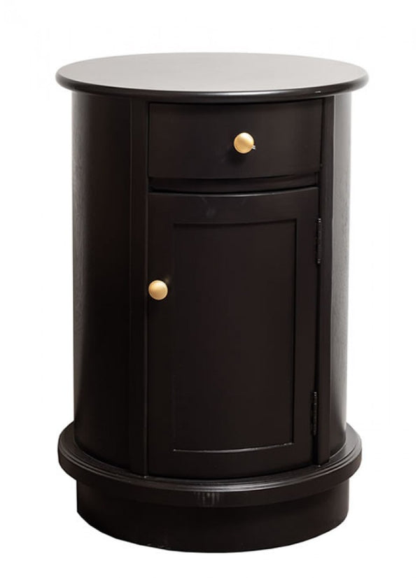 The Grange Collection Black Round Side Table - 6401307
