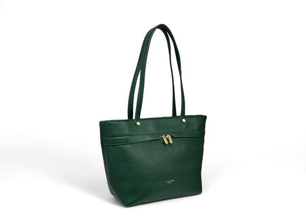 DAVID JONES GREEN MEDIUM SHOPPER BAG - 721706