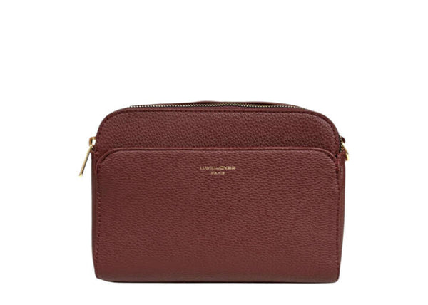 DAVID JONES BORDEAUX TWIN ZIP CAMERA BAG - 721711