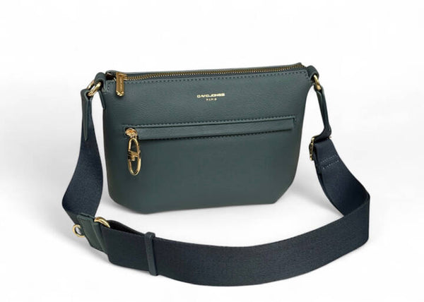 DAVID JONES MULTI POCKET SHOULDER BAG