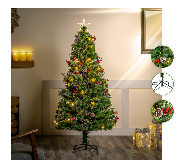 New Jersey Fibre Optic Christmas Tree 120cm - 661013
