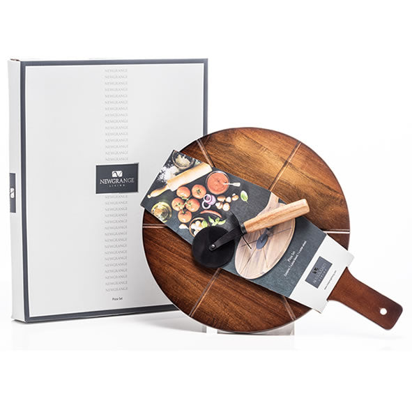 Newgrange Pizza Board With Pizza Cutter - 6441852