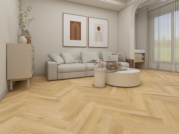 WHITERIVER 7MM OLYMPUS PRO SPC HERRINGBONE - ARTEMIS OAK BEIGE