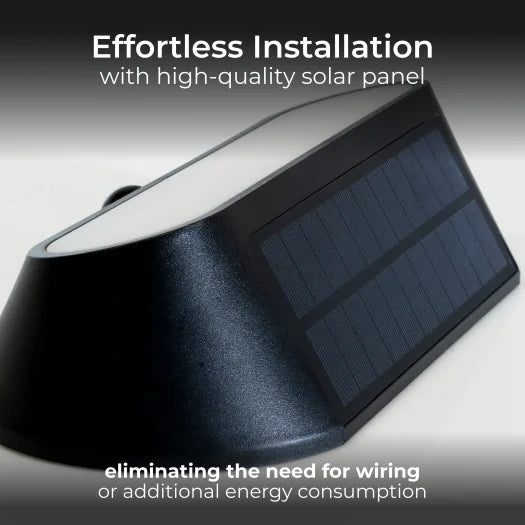 LUCECO CARINA 5W OVAL SOLAR WALL BULKHEAD - 622848