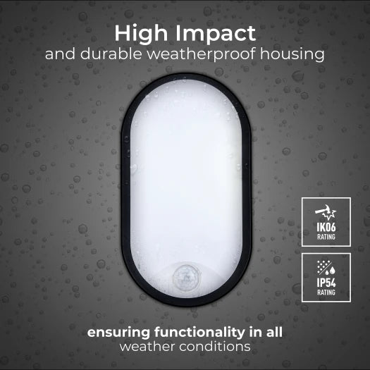 LUCECO OVAL 10W BULKHEAD IP54 - 622835