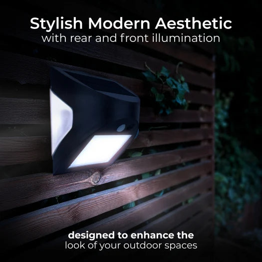 LUCECO PRYSM 3W SOLAR WALL LIGHT - 622847