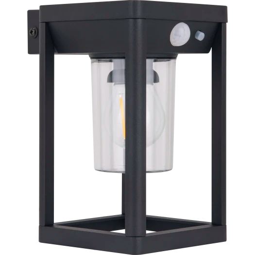 LUCECO FILAMENT 2W SOLAR WALL LANTERN - 622844