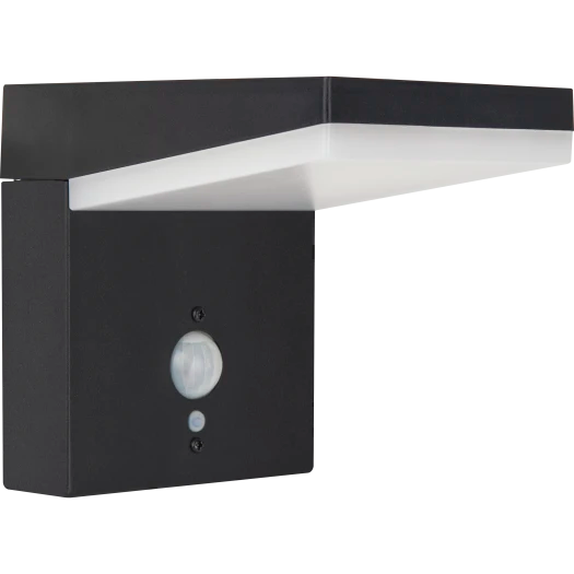 LUCECO ARIES 5W SLATE GREY SOLAR WALL LIGHT - 622845