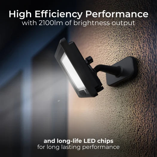 LUCECO ESSENCE 50W FLOODLIGHT W/1M CABLE - 622862