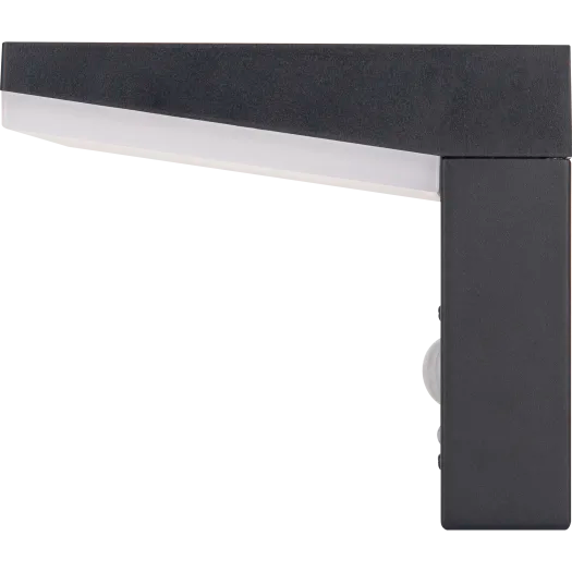 LUCECO ARIES 5W SLATE GREY SOLAR WALL LIGHT - 622845