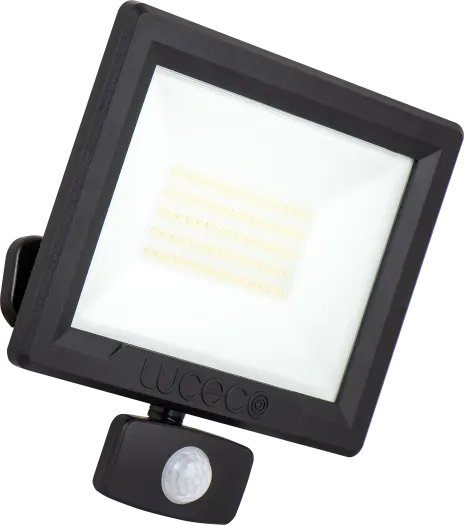 LUCECO ESSENCE 50W  FLOOD LIGHT W/PIR MOTION SENSOR - 622863