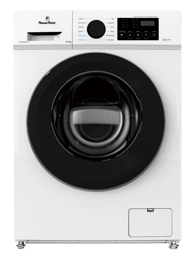Powerpoint 6kg Washing Machine with Inverter Motor - 613510