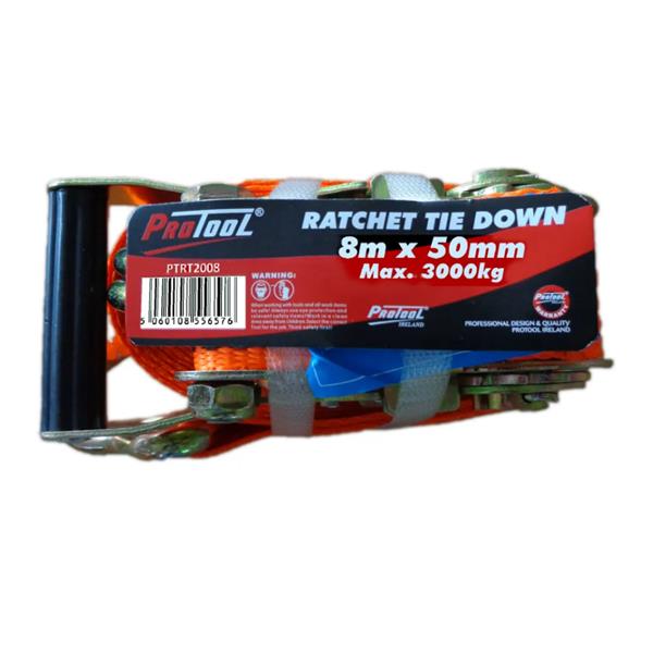 PROTOOL 50MM RATCHET STRAP 8MT - 5719962