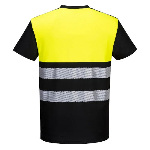 Portwest PW311 Hi-Vis Black/Yellow T-shirt
