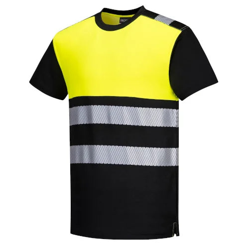 Portwest PW311 Hi-Vis Black/Yellow T-shirt