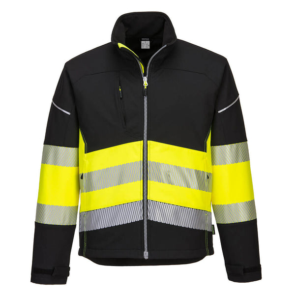 Portwest PW3 Hi-Vis Class 1 Softshell Jacket (3L) PW375