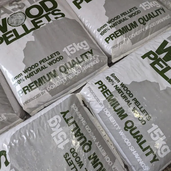 15kg Wood Pellets - SPECIAL OFFER 3 FOR €22.95