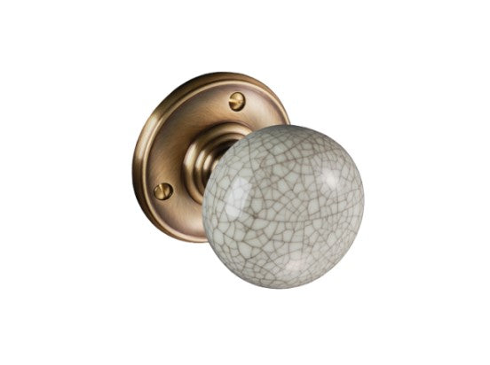 Carlisle Brass Delamain Crackle Porcelain Ivory Door Pack - 829561