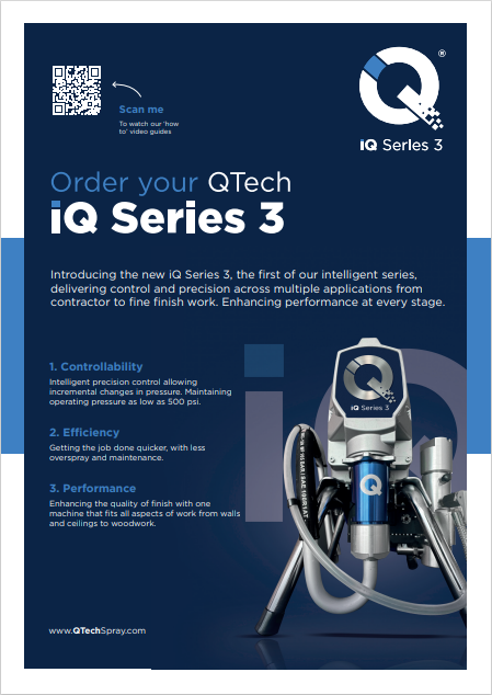 QTech iQ Series 3 Carry Paint Sprayer