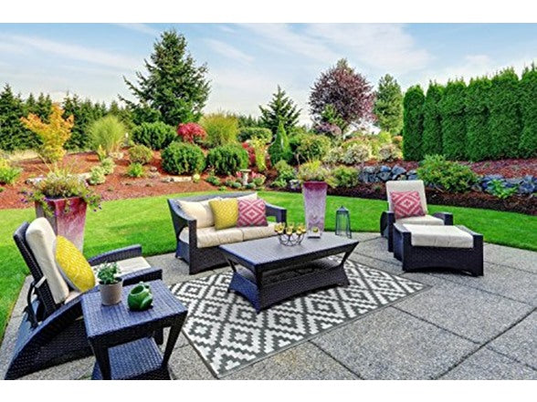 Redwood Leisure Outdoor Reversible Waterproof Rug - 390661