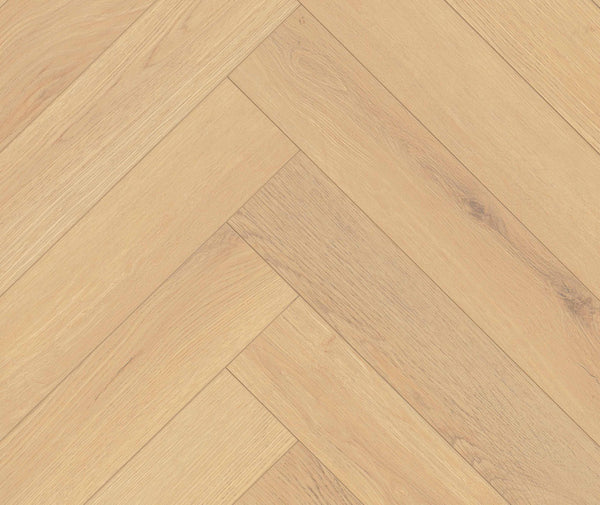 WHITERIVER MILANO HERRINGBONE 12MM AC5 ROSSO OAK LAMINATE FLOORING