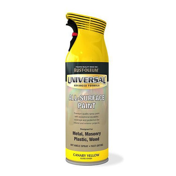 Rust-Oleum Universal All-Surface Paint - Canary Yellow Universal Spray Paint 400ml - 7500517