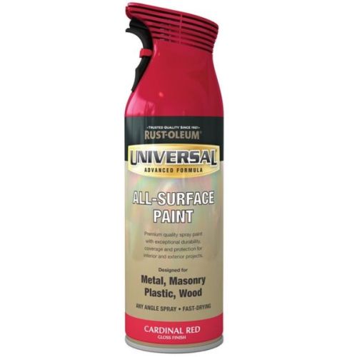 Rust-Oleum Universal All-Surface Paint - Cardinal Red Universal Spray Paint 400ml