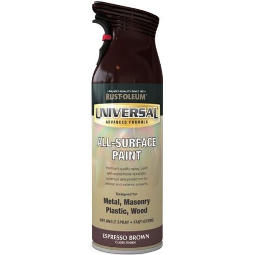Rust-Oleum Universal All-Surface Paint - Espresso Brown Universal Spray Paint 400ml - 7500511